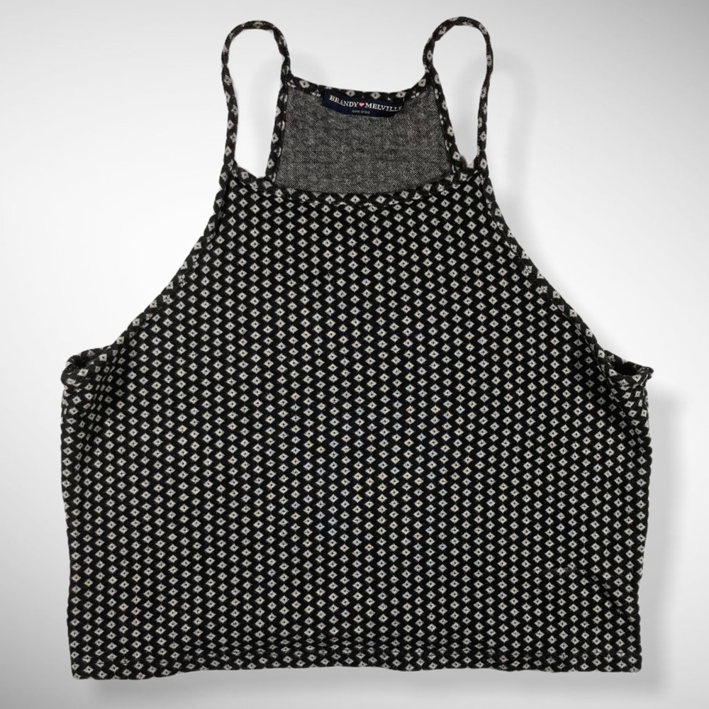 Brandy Melville Donilyn Diamond Crop Top One Size